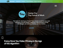 Tablet Screenshot of futureofwork.com